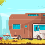 Garage camping car